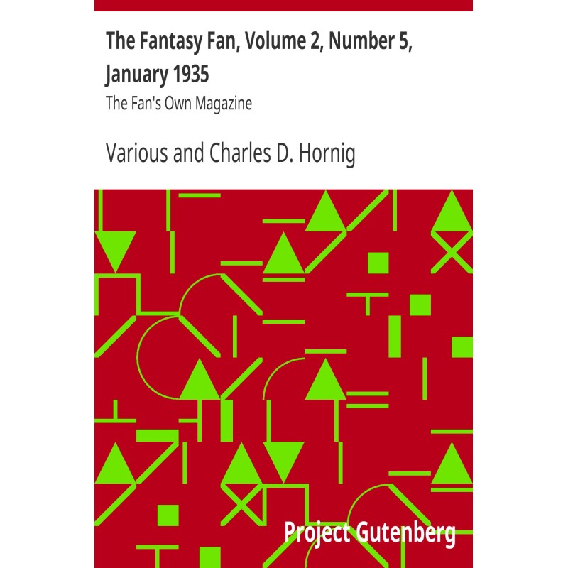 The Fantasy Fan, Volume 2,...