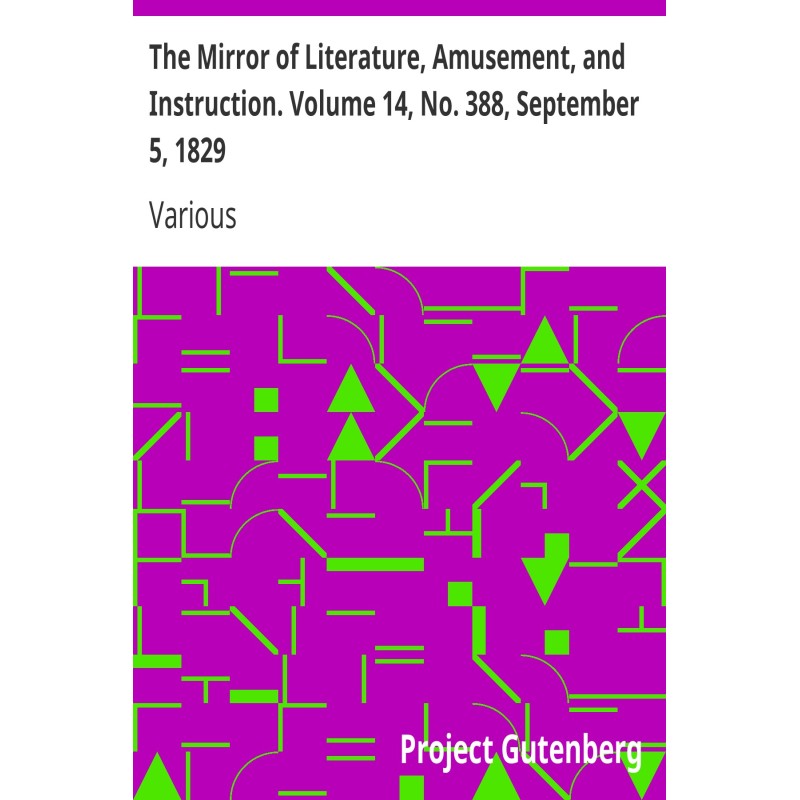 The Mirror of Literature,...