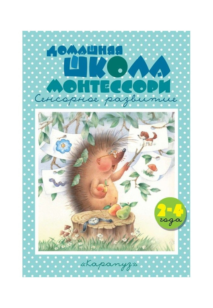 Domestic school of Монтессори. Sensory development. 2-4