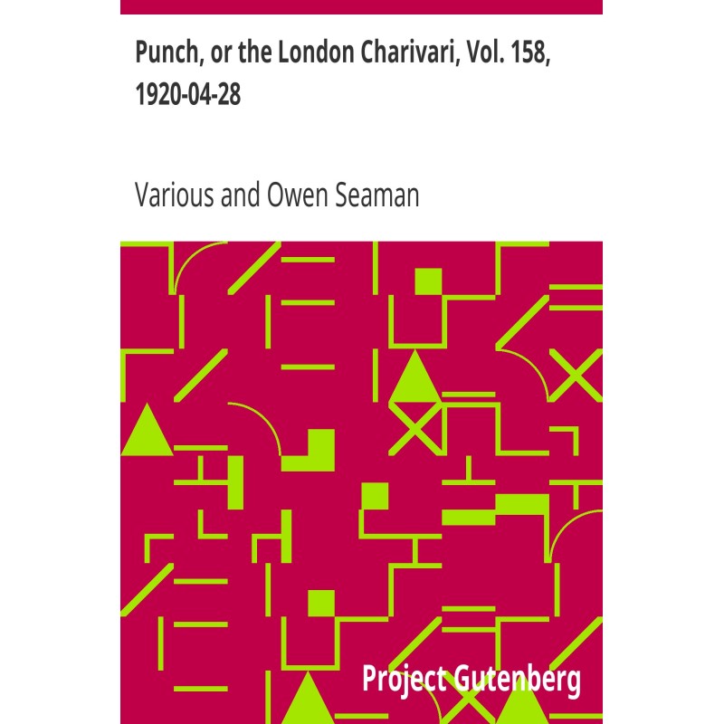 Punch, or the London...