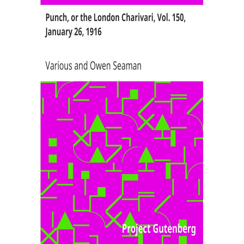 Punch, or the London...