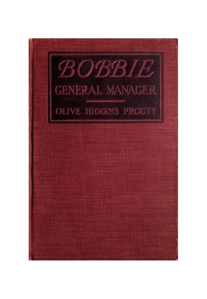 Bobbie, General Manager: A Novel