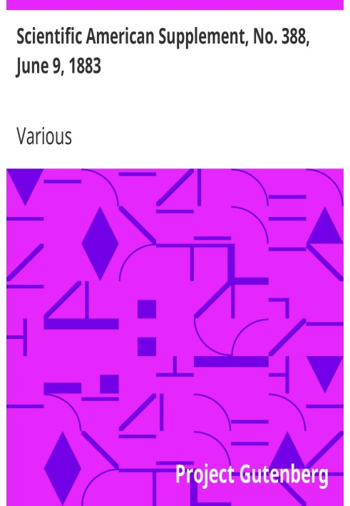 Scientific American Supplement, No. 388, June 9, 1883