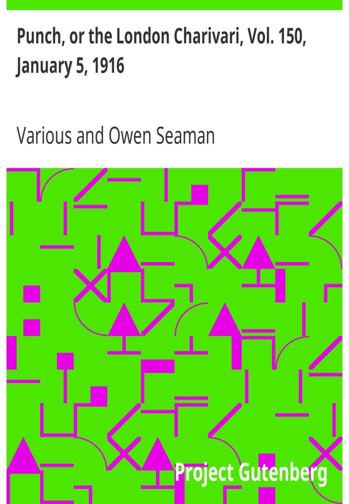 Панч, або Лондонський чаріварі, том. 150, 5 січня 1916 р