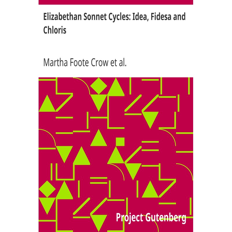 Elizabethan Sonnet Cycles:...