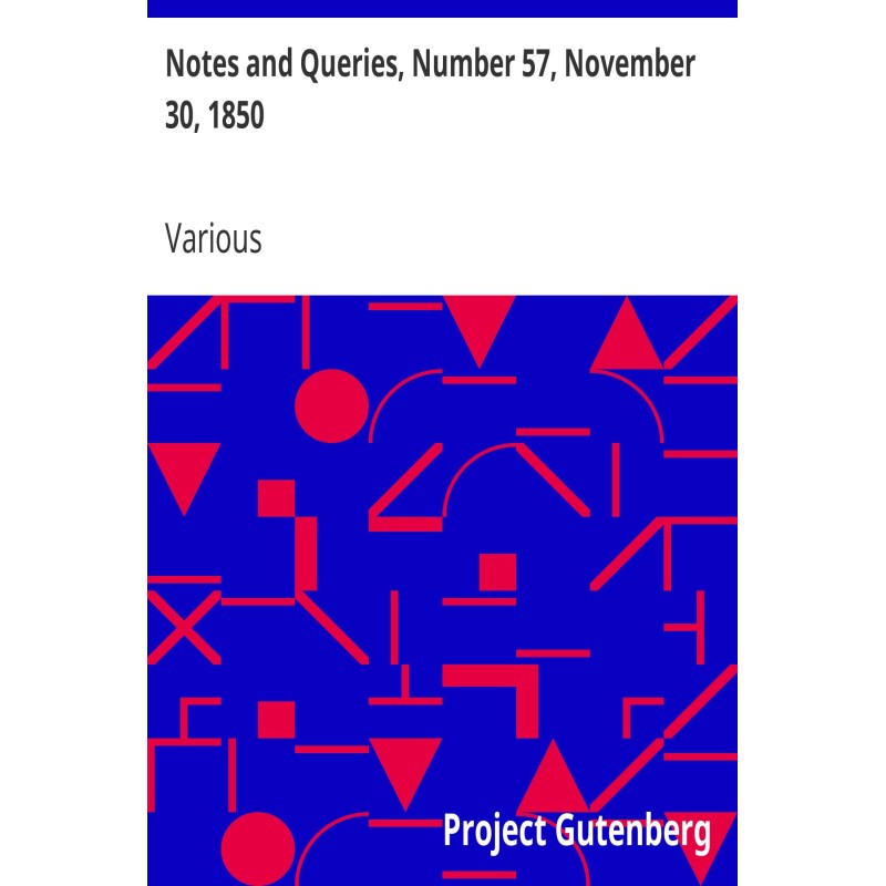 Notes and Queries, Number...