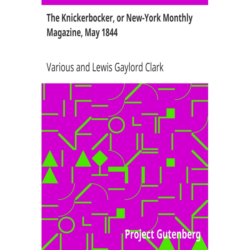 The Knickerbocker, or...