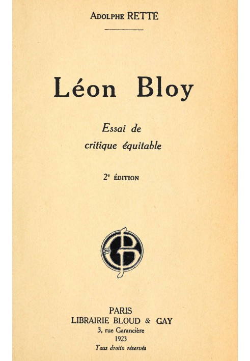 Léon Bloy: Fair Criticism Essay