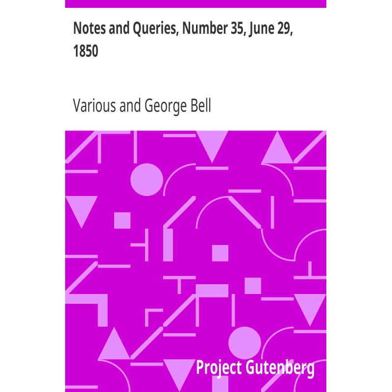 Notes and Queries, Number...