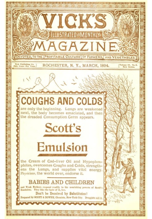 Vick's Illustrated Monthly Magazine, Volume 17, No. 5, March, 1894