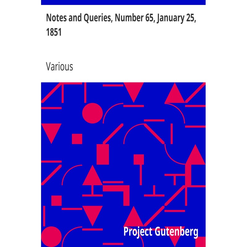 Notes and Queries, Number...