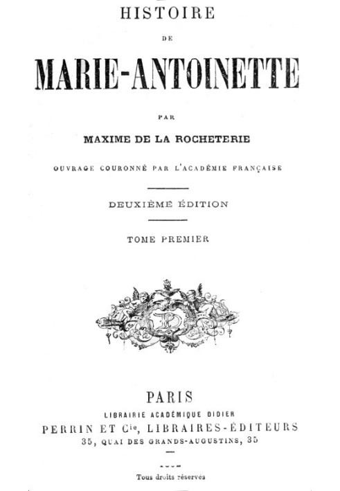 History of Marie-Antoinette, Volume 1 (of 2)