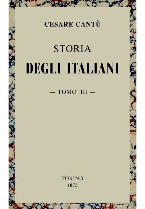 History of the Italians, vol. 03 (of 15)