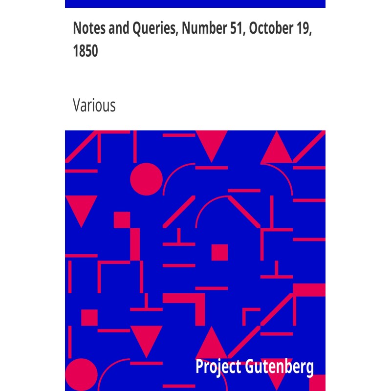 Notes and Queries, Number...