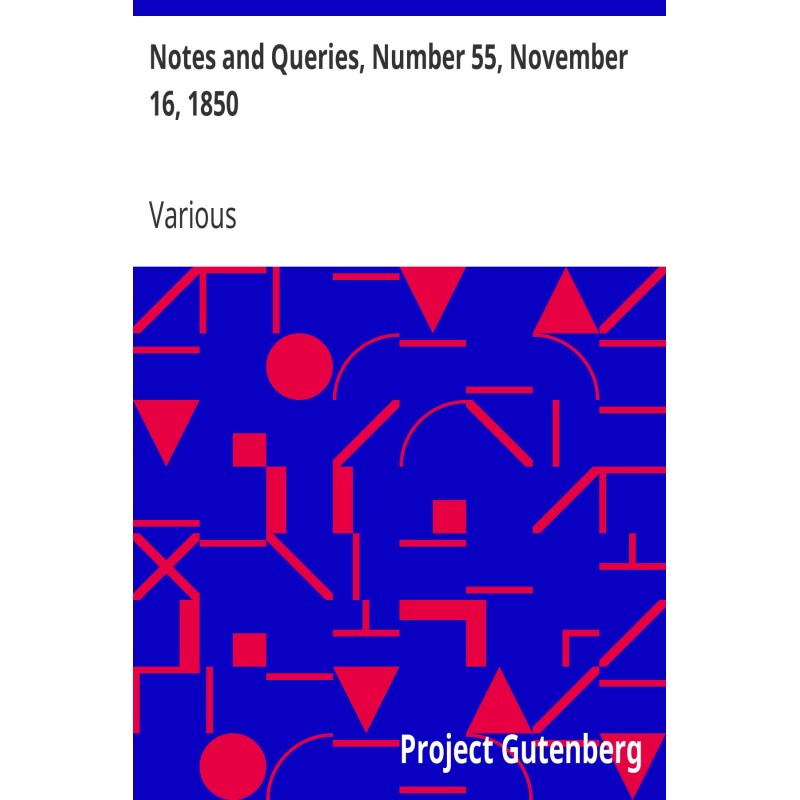 Notes and Queries, Number...