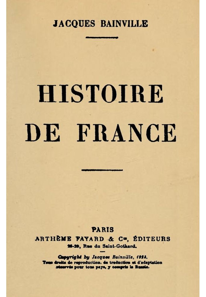 History of France