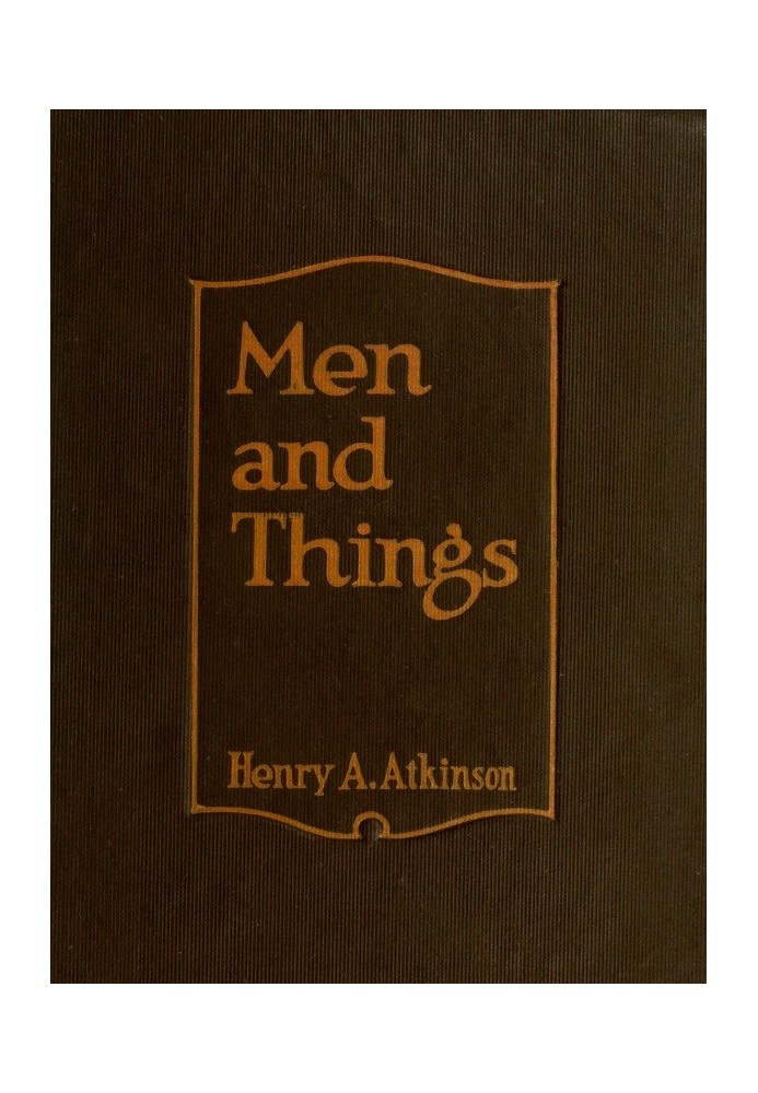 Men and Things