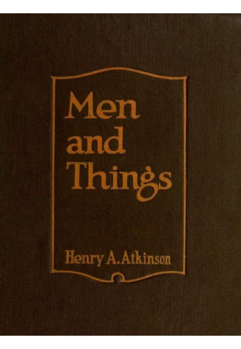 Men and Things