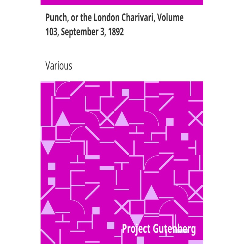 Punch, or the London...