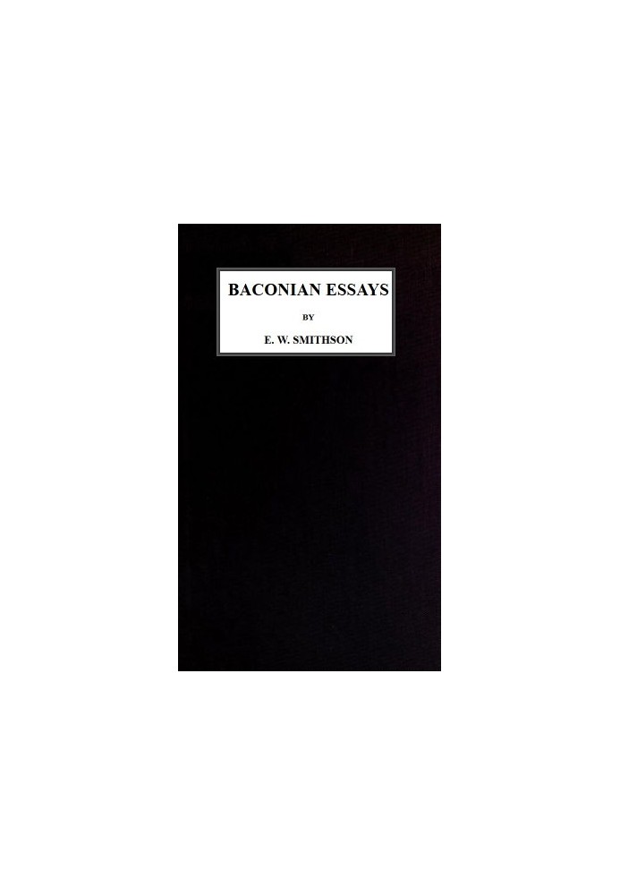 Baconian Essays