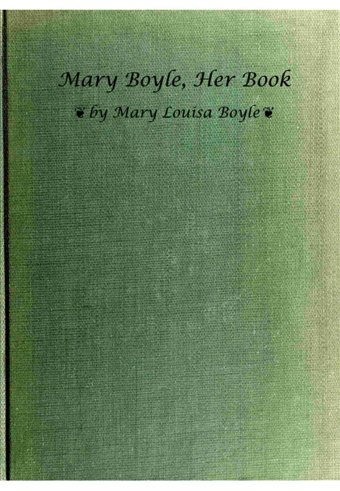 Mary Boyle, Her Book