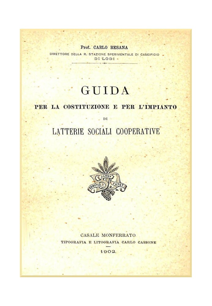 Guide for the establishment and establishment of cooperative social dairies