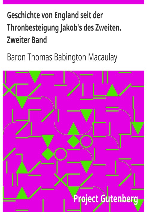 История Англии со времени воцарения Якова II. Второй том