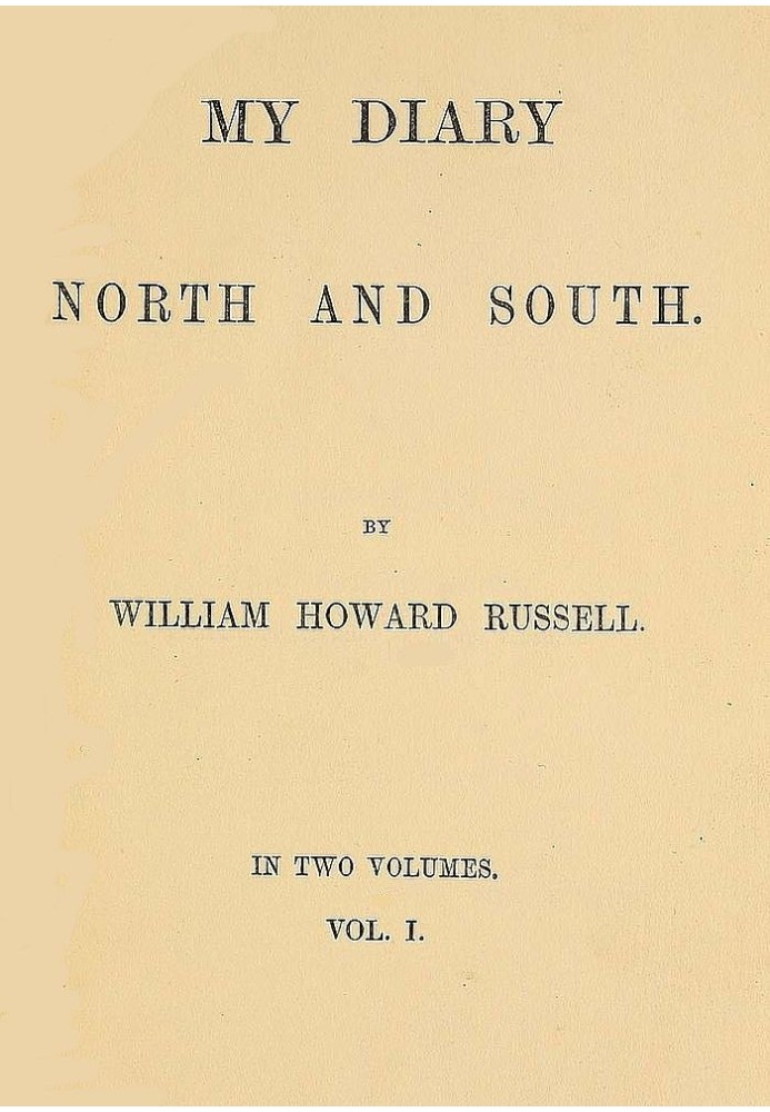 My Diary: North and South (vol. 1 of 2)