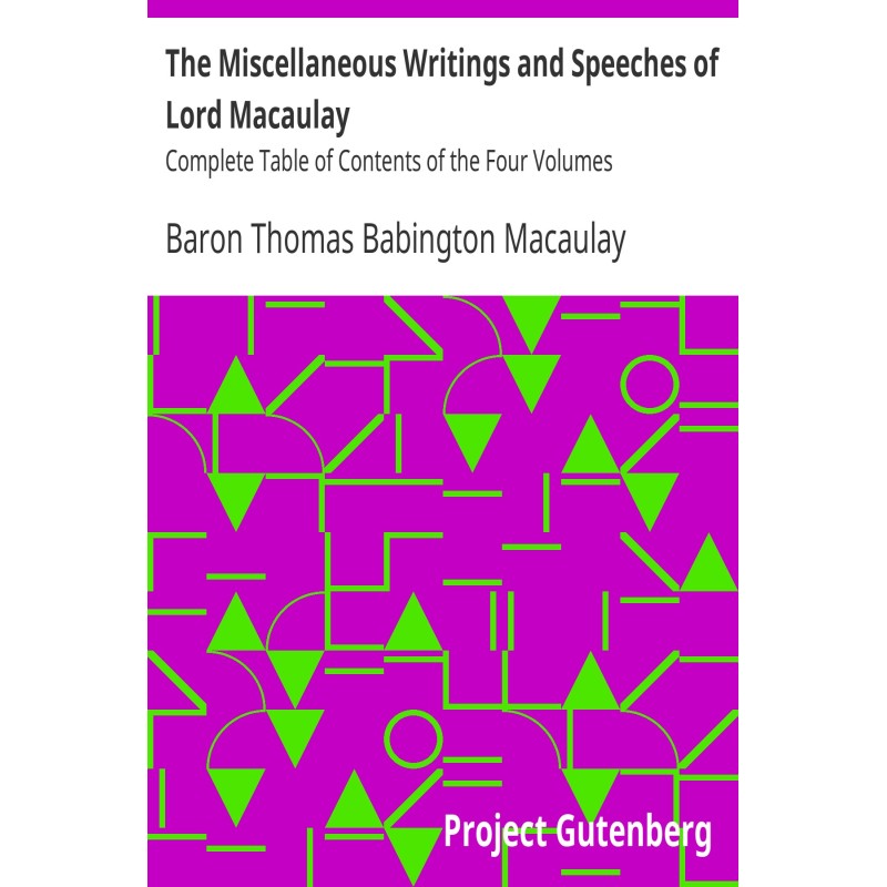 The Miscellaneous Writings...