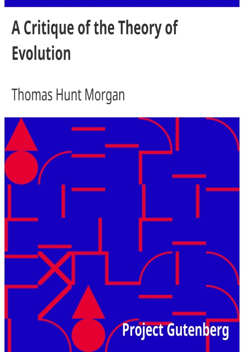 A Critique of the Theory of Evolution