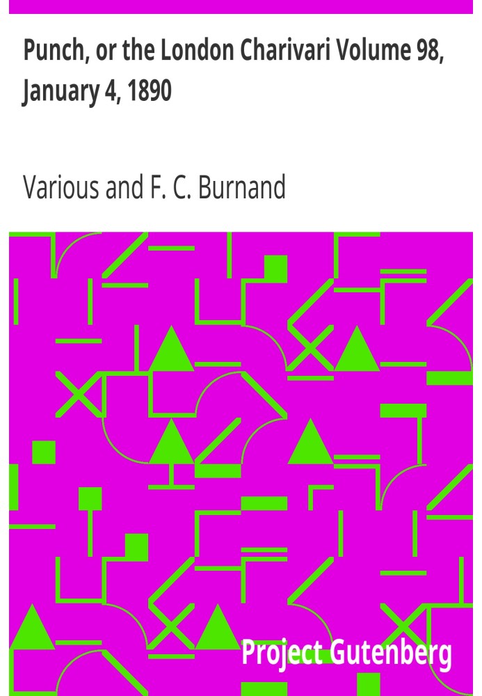 Панч, або Лондонський Чаріварі Том 98, 4 січня 1890 р