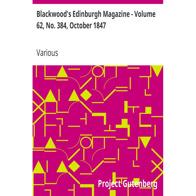 Blackwood's Edinburgh...