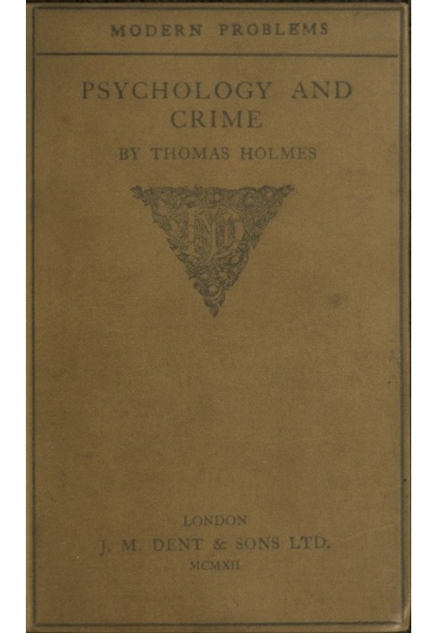 Psychology and Crime