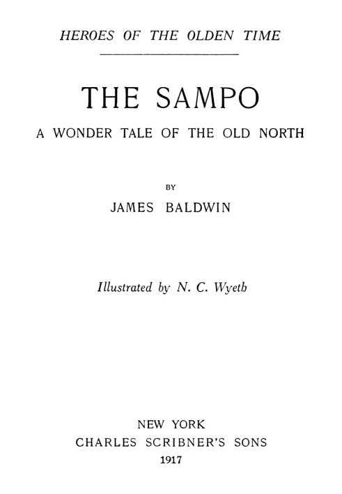 The Sampo: A Wonder Tale of the Old North