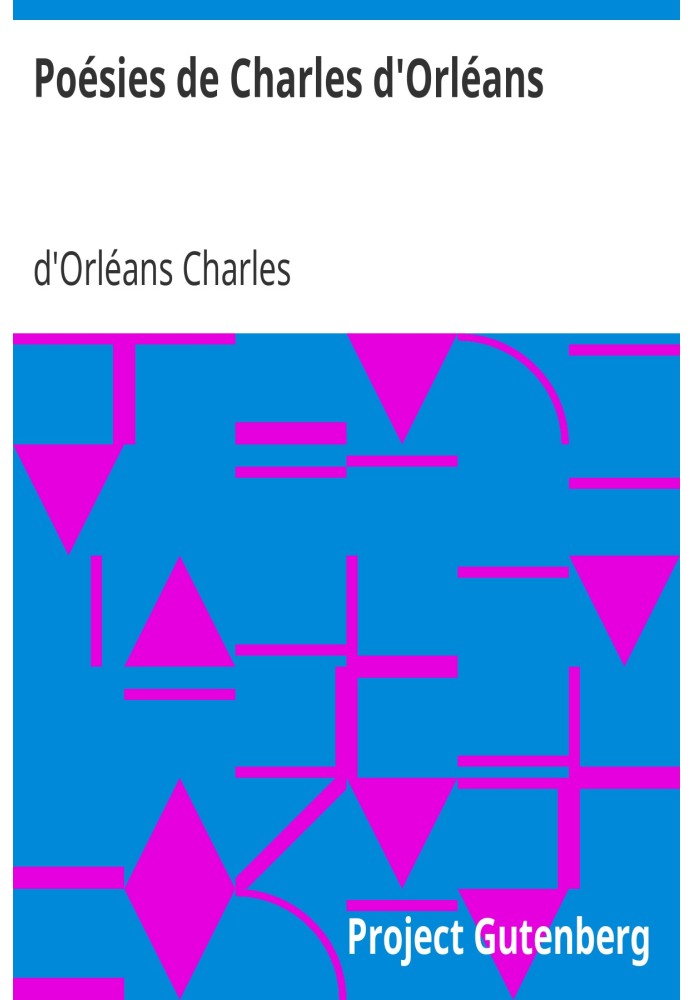 Poems of Charles d'Orléans