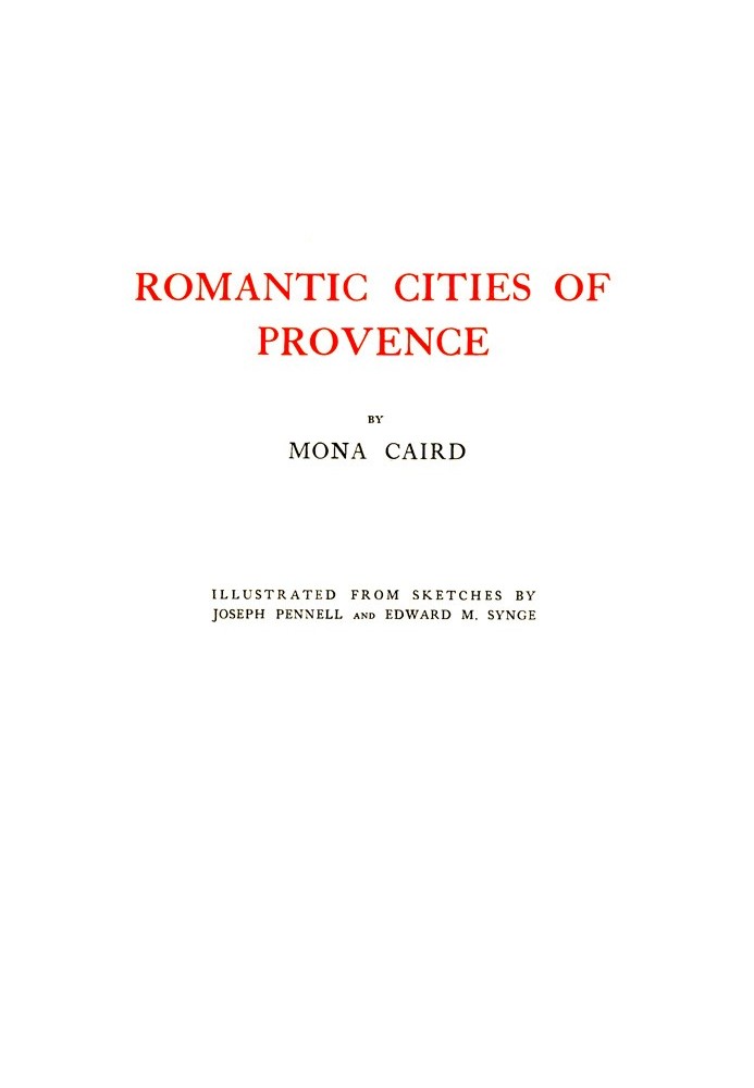 Romantic Cities of Provence