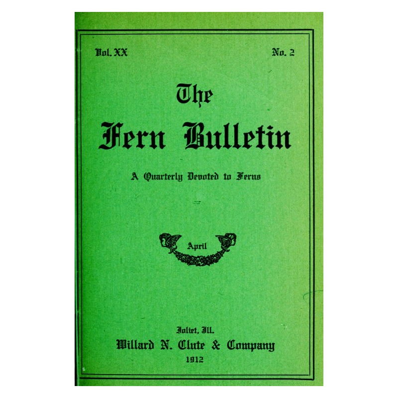 The Fern Bulletin, April...