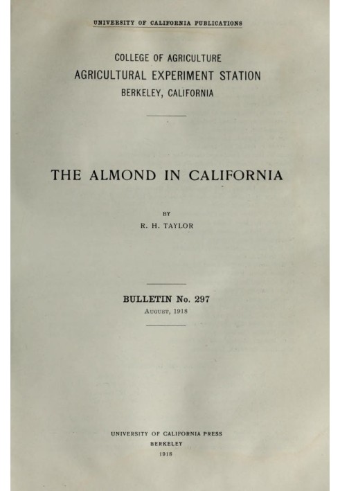 The Almond in California