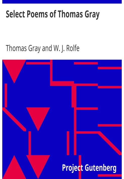 Select Poems of Thomas Gray