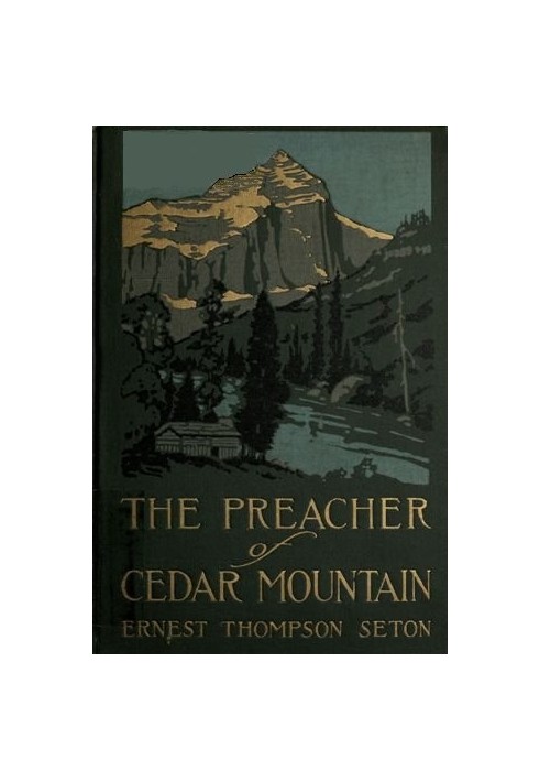 The Preacher of Cedar Mountain: A Tale of the Open Country