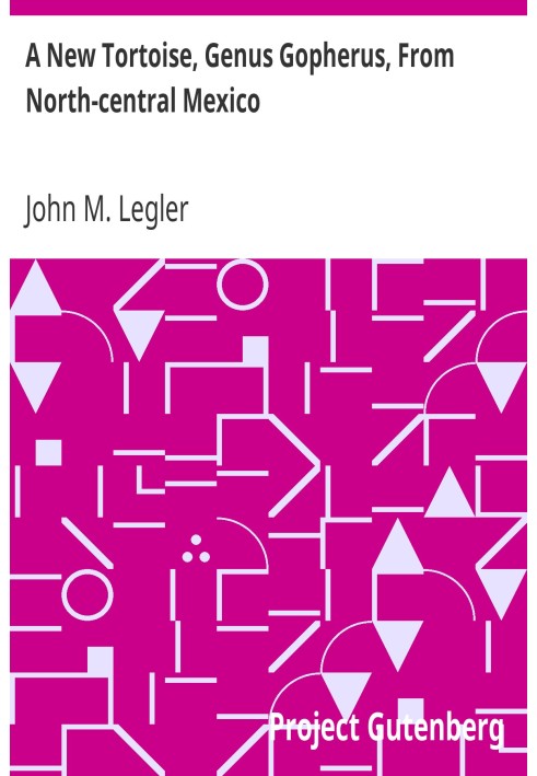 Нова черепаха, рід Gopherus, з північно-центральної Мексики