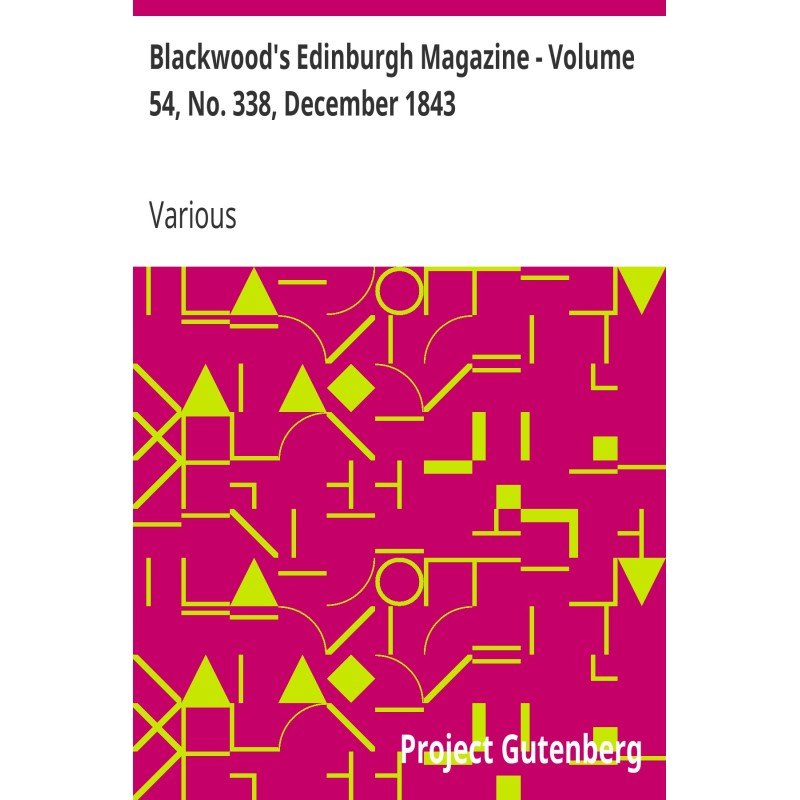 Blackwood's Edinburgh...