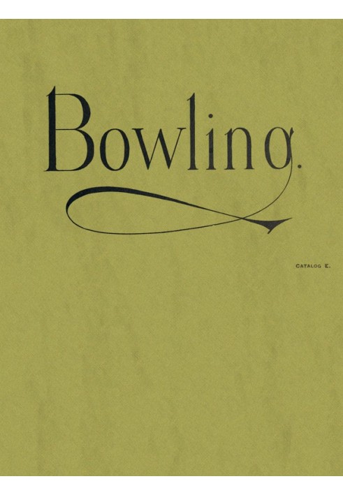 Bowling Catalog E