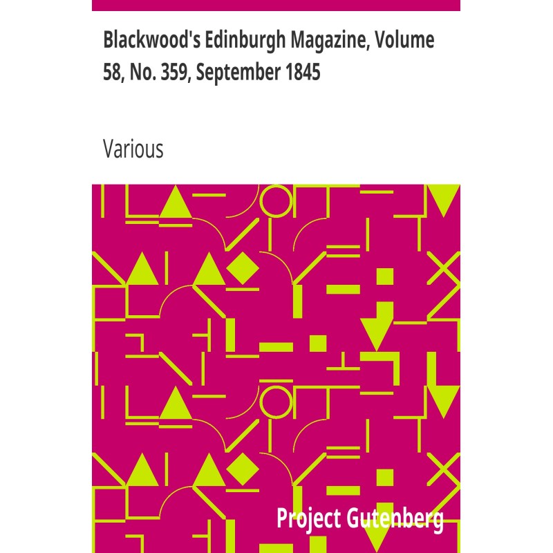 Blackwood's Edinburgh...