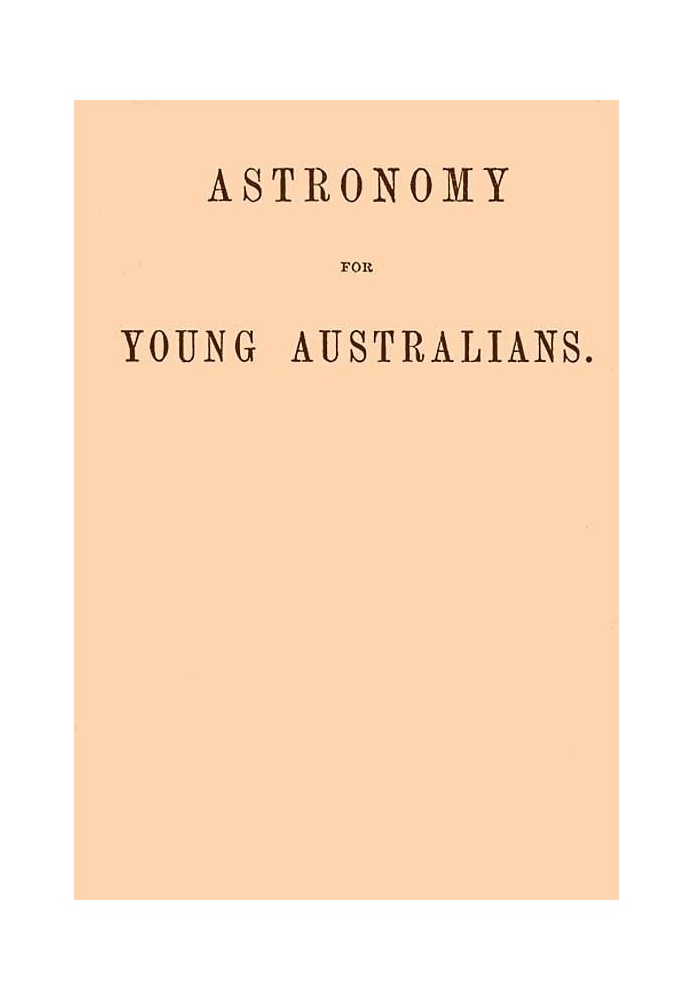 Astronomy for Young Australians