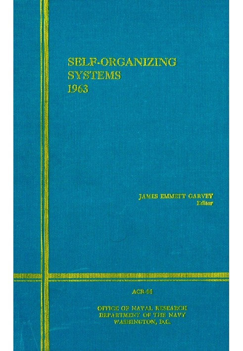 Self-Organizing Systems, 1963