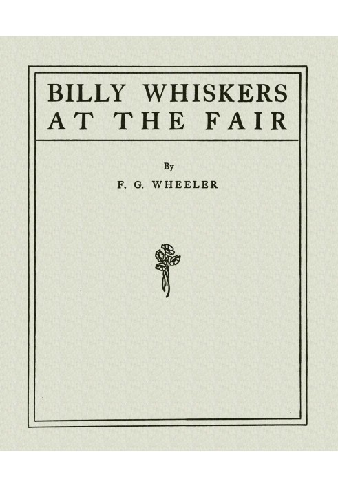 Billy Whiskers at the Fair