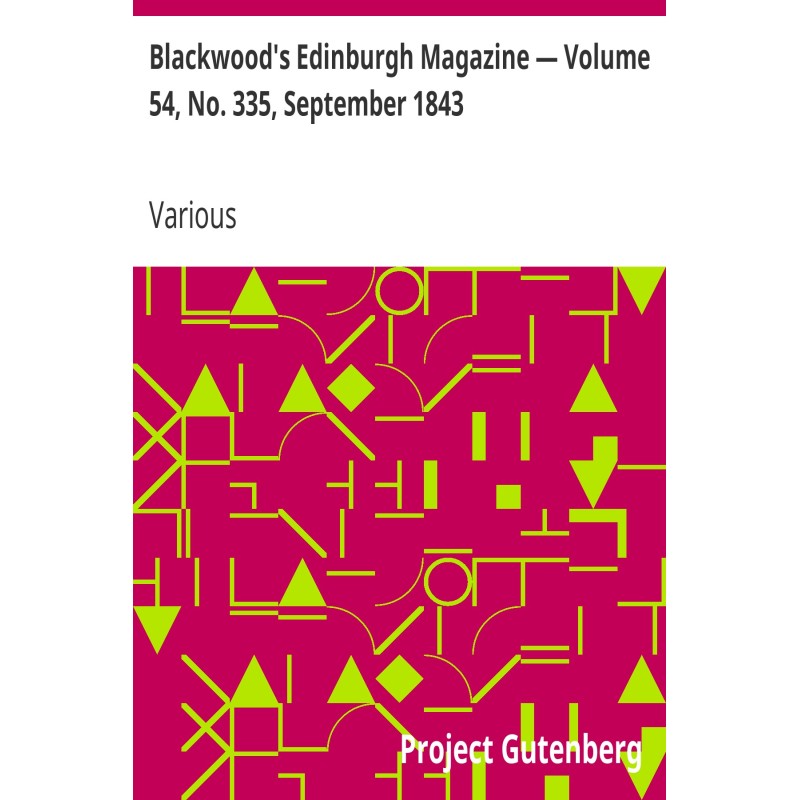 Blackwood's Edinburgh...