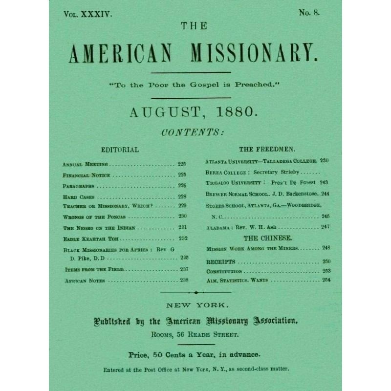 Американский миссионер -...