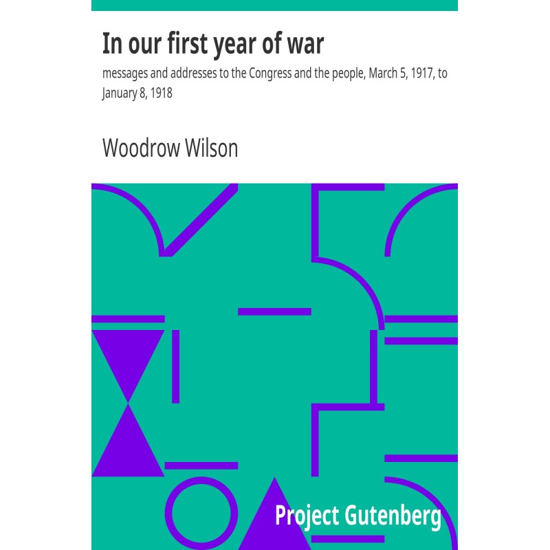 In our first year of war :...